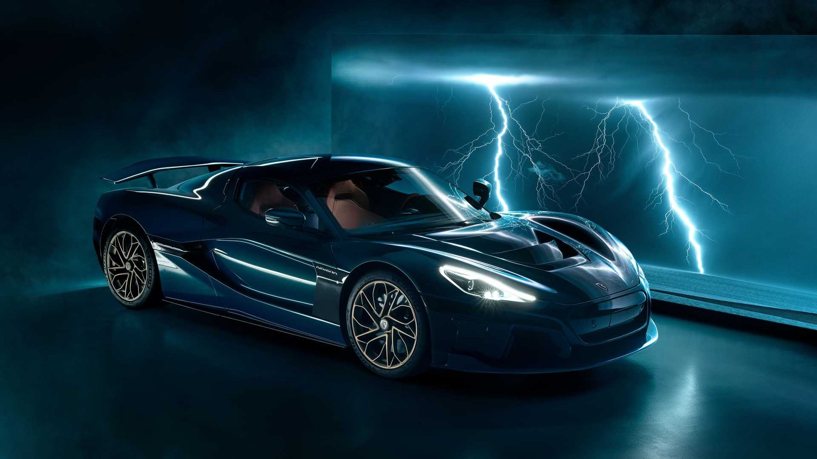 O brutal Nevera Rimac com seus 1.914 cv alcança o 0 a 100 em 1,8 segundos